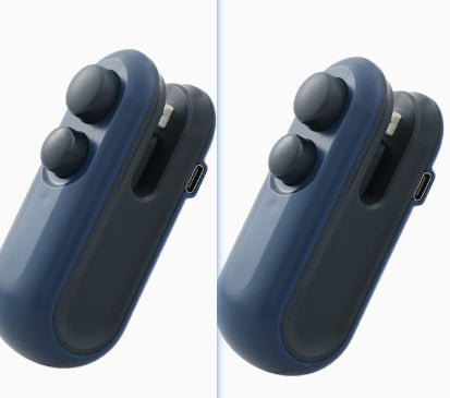 Chip Bag Sea Vacuum Sealing Machine Handheld Heat Vacumn Sealer Portable Heat Sealer USB Rechargeable For Food Storage Clip Bag Kitchen Gadgets