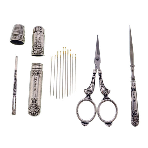 Thimble Set  Alloy Scissors Combination